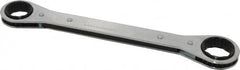 Lang - 13/16" x 15/16" 12 Point Ratcheting Box Wrench - Double End, 9-1/4" OAL, Steel - Exact Tooling