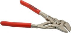 Knipex - 7" OAL, Pipe Wrench Tongue & Groove Pliers - Smooth Smooth Jaws, Standard Head - Exact Tooling