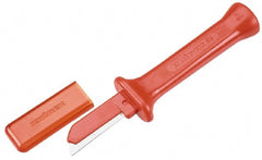 Knipex - 2" Long Blade, Fine Edge, Splicer's Knife - 7-1/8" OAL - Exact Tooling