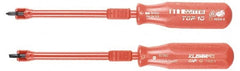 Witte - #0, 8-1/2" OAL, Insulated Phillips Screwdriver - Exact Tooling