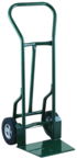Shovel Nose Fright, Dock and Warehouse 900 lb Capacity Hand Truck - 1- 1/4" Tubular steel frame robotically welded - 1/4" High strength tapered steel base plate -- 10" Solid Rubber wheels - Exact Tooling