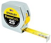 STANLEY® PowerLock® Classic Tape Measure 1" x 25' - Exact Tooling
