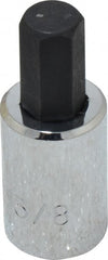 Proto - 3/8" Drive, 3/8" Hex Bit Socket - 1-13/16" OAL, 3/4" Bit Length - Exact Tooling