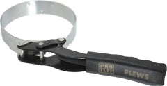 Plews - 4-1/8 to 4-1/2" Diam, Standard Handle Truck Oil Filter Wrench - Steel, For Use with Filters from 4-1/8 to 4-1/2" - Exact Tooling