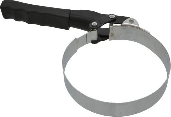 Plews - 4-3/4 to 5-1/8" Diam, Standard Handle Truck Tractor Oil Filter Wrench - Steel, For Use with Filters from 4-3/4 to 5-1/8" - Exact Tooling