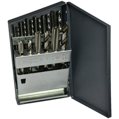 GT/VTD 18 Piece 303 Metric Hand Tap/Jobber Drill Set - Exact Tooling