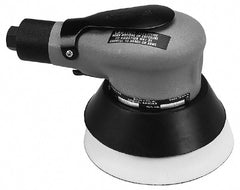 Sioux Tools - 10,000 OPM, 20 CFM Air Consumption, Palm Air Orbital Sander - Round Pad, 1/4 NPT Inlet - Exact Tooling