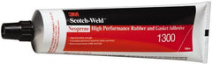 3M - 5 oz Tube Yellow Butyl Rubber Gasket Sealant - 300°F Max Operating Temp, 4 min Tack Free Dry Time, Series 1300 - Exact Tooling