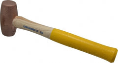 Cook Hammer - 3 Lb Head Nonsparking Mallet - 16" OAL, Wood Handle - Exact Tooling