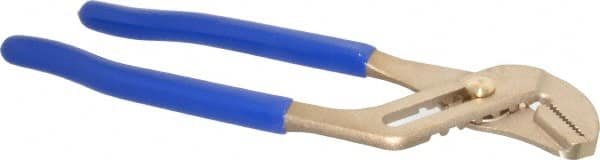 Ampco - 12" OAL, Groove Joint Tongue & Groove Pliers - Standard Straight Jaws, Standard Head - Exact Tooling