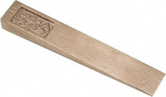 Ampco - 6" OAL Nonsparking Flange Wedge - 1" Wide x 1/2" High - Exact Tooling