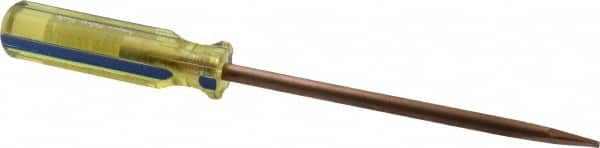 Ampco - Nonsparking Slotted Screwdriver - Round Shank, Acetate Handle - Exact Tooling