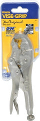 Irwin - 7" OAL Locking Jaw Locking Pliers - 7/16 to 3/4" Jaw Opening, Standard Handle - Exact Tooling