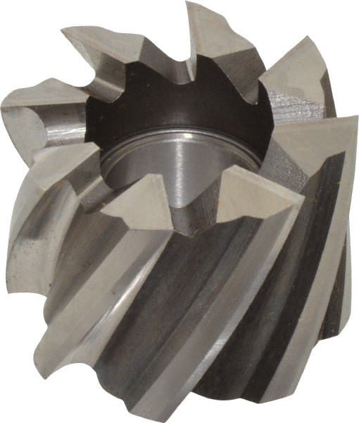 Keo - 1-3/4" Diam, 3/4" Arbor Hole Diam, 1-1/4" Length of Cut, 8 Flute, Cobalt, Finisher Shell End Mill - Right Hand Cut, Right Hand Spiral Flute, Uncoated - Exact Tooling