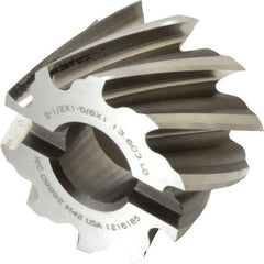 Keo - 2-1/2" Diam, 1" Arbor Hole Diam, 1-5/8" Length of Cut, 10 Flute, Cobalt, Finisher Shell End Mill - Right Hand Cut, Right Hand Spiral Flute, Uncoated - Exact Tooling