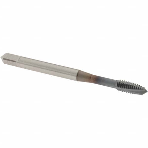 OSG - M4x0.70 Metric Coarse 6H 3 Flute TiCN Finish Powdered Metal Spiral Point Tap - Exact Tooling