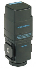Wilkerson - 3/8 NPT Port, 200 CFM, Aluminum Electronic Regulator - 0 to 125 psi Range, 150 Max psi Supply Pressure, 2.35" Wide x 6.31" High - Exact Tooling