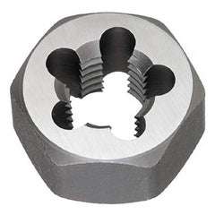 Titan USA - Hex Rethreading Dies; Thread Size: M12x1.25 ; Hex Size (Inch): 1 ; Material: Carbon Steel ; Thread Direction: Right Hand ; Thread Standard: Metric Fine ; Series/List: 796 - Exact Tooling
