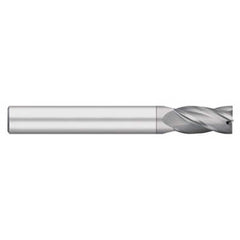 Titan USA - Square End Mills; Mill Diameter (Inch): 5/8 ; Mill Diameter (Decimal Inch): 0.6250 ; Number of Flutes: 4 ; Length of Cut (Inch): 2-1/4 ; Length of Cut (Decimal Inch): 2.2500 ; Material: Solid Carbide - Exact Tooling