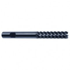 16mm Dia. - 150mm OAL - 45° Helix Bright Carbide End Mill - 6 FL - Exact Tooling