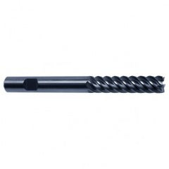 10mm Dia. - 100mm OAL - 45° Helix Bright Carbide End Mill - 6 FL - Exact Tooling