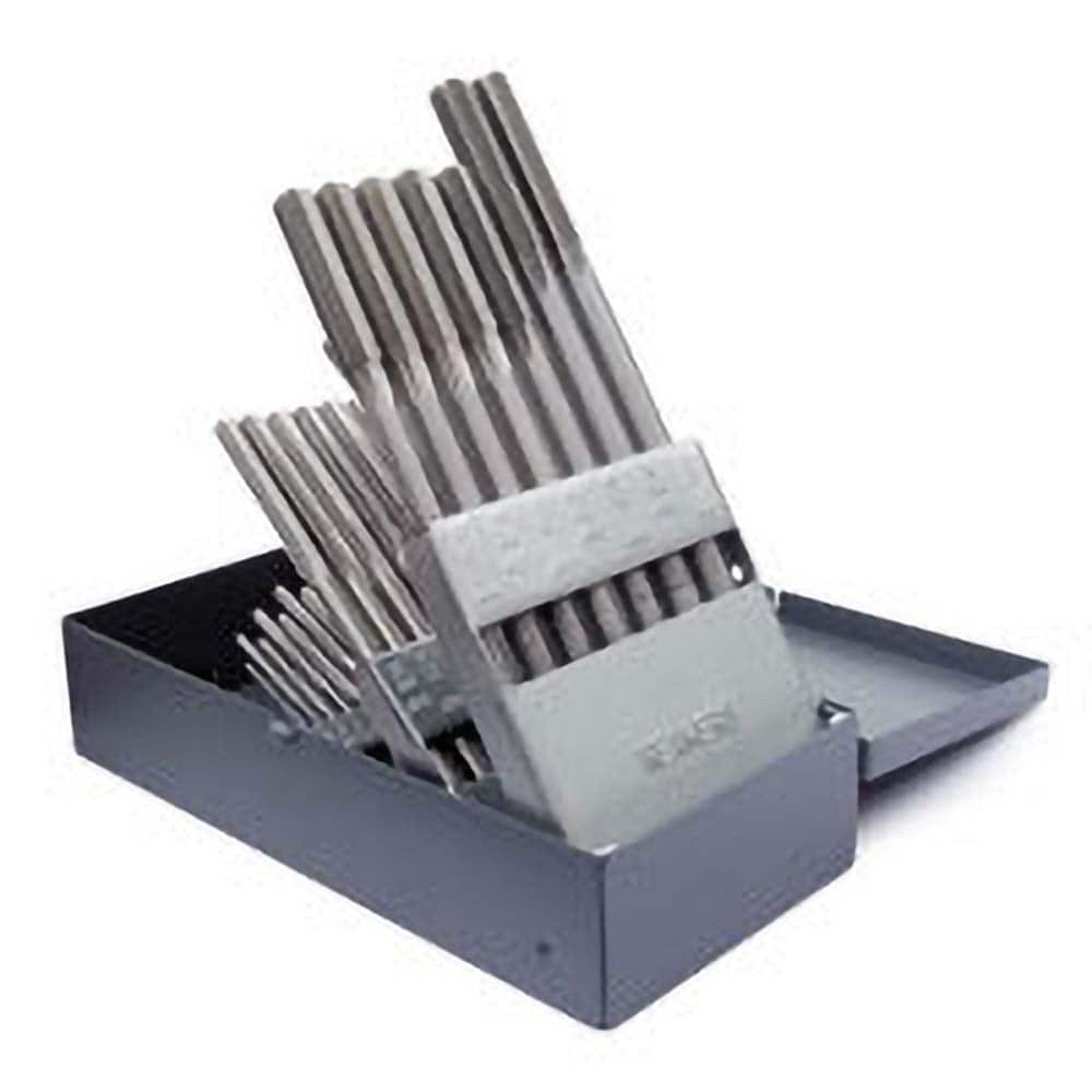 Titan USA - Chucking Reamer Sets; Minimum Reamer Diameter (Wire): #60 ; Maximum Reamer Diameter (Wire): #1 ; Reamer Material: High Speed Steel ; Includes Dowel Pin Reamer: No ; Includes Over/Under Size Reamer: No ; Flute Type: Straight - Exact Tooling