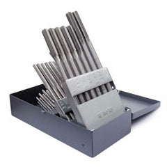 Titan USA - Chucking Reamer Sets; Minimum Reamer Diameter (Decimal Inch): 0.1240 ; Maximum Reamer Diameter (Decimal Inch): 0.5010 ; Reamer Material: High Speed Steel ; Includes Dowel Pin Reamer: No ; Includes Over/Under Size Reamer: Yes ; Flute Type: Str - Exact Tooling