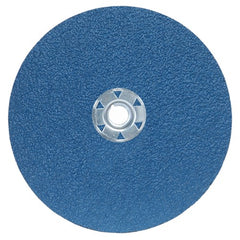 ‎7″ × 1/4″ × 5/8″-11 NorZon BlueFire F826 Fiber Disc 36 Grit Ceramic Alumina/Zirconia Alumina - Exact Tooling