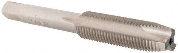 Vermont Tap & Die - 7/16-20 UNF, 3 Flute, Bright Finish, High Speed Steel Spiral Point Tap - Plug Chamfer, Right Hand Thread, 3-5/32" OAL, 1-7/16" Thread Length, 8.2mm Shank Diam, 2/3B Class of Fit, Series 3112 - Exact Tooling