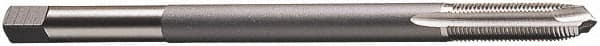Vermont Tap & Die - 3/8-16 UNC, 3 Flute, Bright Finish, High Speed Steel Spiral Point Tap - Plug Chamfer, Right Hand Thread, 6" OAL, 1-1/4" Thread Length, 9.68mm Shank Diam, 2/3B Class of Fit, Series 3112E - Exact Tooling