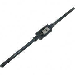 Vermont Tap & Die - #0 to #14 Tap Capacity, Straight Handle Tap Wrench - 7" Overall Length - Exact Tooling