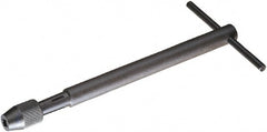 Vermont Tap & Die - #14 to 1/2" Tap Capacity, T Handle Tap Wrench - 10-5/8" OAL - Exact Tooling