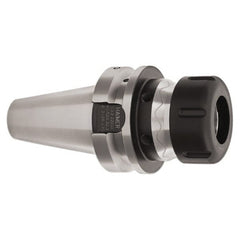 HAIMER - 1/8" to 3/4" Capacity, 100mm Projection, BT40 Taper Shank, ER32 Collet Chuck - 0.0001" TIR, Through-Spindle - Exact Tooling