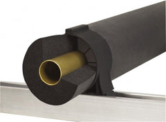 Klo-Shure - 7/8" Pipe, Zinc Plated Steel Strut Mount Insulation Coupling - Trivalent Zinc & Yellow - Exact Tooling