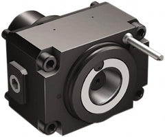 Sandvik Coromant - Neutral Cut, Adapter/Mount Lathe Modular Clamping Unit - 6mm Square Shank Diam, 5.236" OAL, Through Coolant - Exact Tooling
