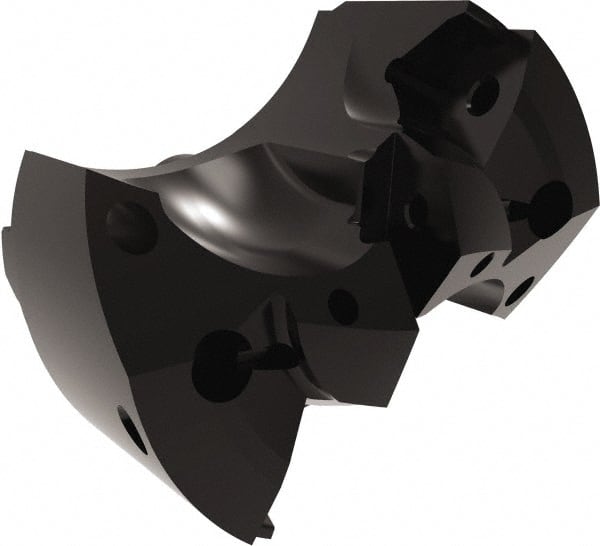 Allied Machine and Engineering - Series APX 63, 65.09mm Max Diam Pilot Insert Drill Head - T-A 2 Pilot Drill, 1-3/16" Pilot Drill Diam, 2 Nonpilot Inserts - Exact Tooling