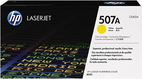 Hewlett-Packard - Yellow Toner Cartridge - Use with HP Color LaserJet Enterprise 500 Color MFP M575, Enterprise 500 Color Printer M551, Color flow MFP M575c, LaserJet Pro 500 color MFP M570dn - Exact Tooling
