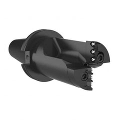 Allied Machine and Engineering - 3-15/64" Max Drill Depth, 1xD, 76.2mm Diam, Indexable Insert Drill - Exact Tooling