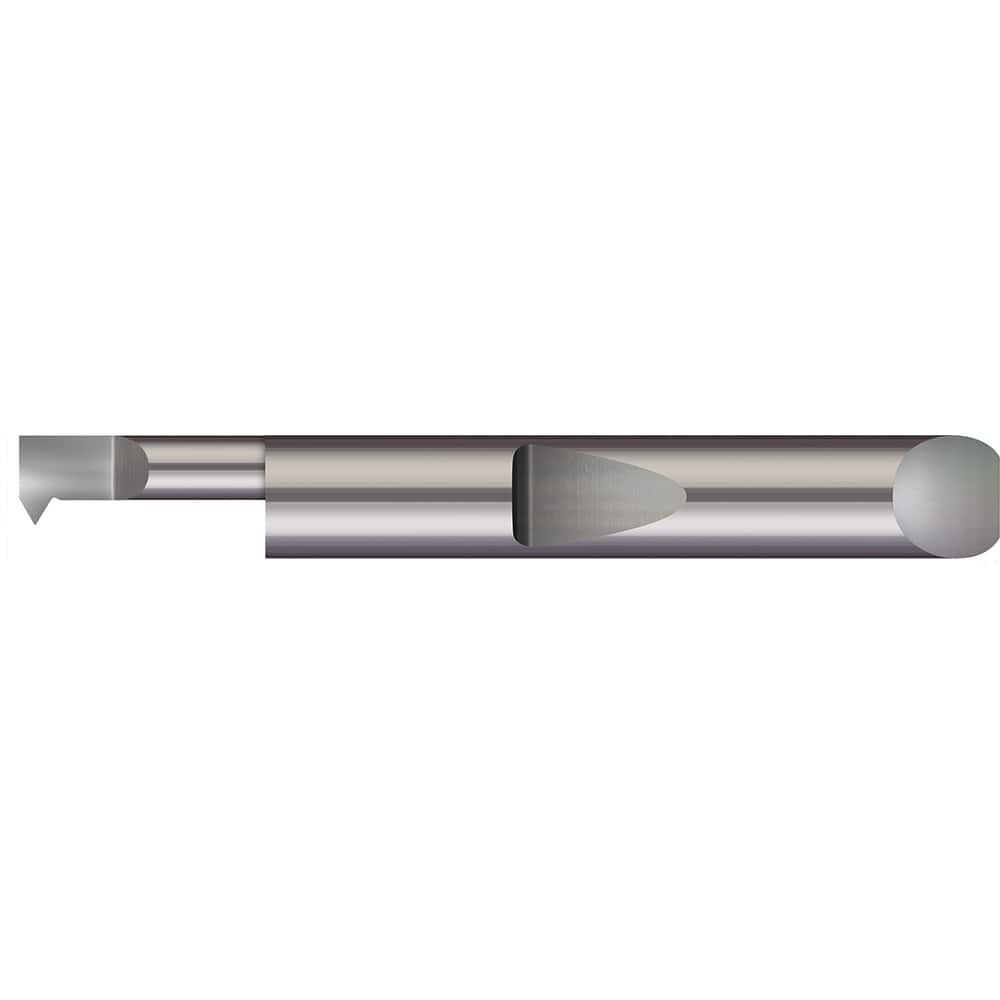 Micro 100 - Single Point Threading Tools; Thread Type: Internal ; Material: Solid Carbide ; Profile Angle: 60 ; Threading Diameter (Decimal Inch): 0.0800 ; Cutting Depth (Decimal Inch): 0.5000 ; Maximum Threads Per Inch: 56 - Exact Tooling