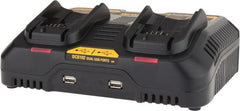 DeWALT - 12 & 20 Volt, 1 Battery Lithium-Ion Power Tool Charger - 1 hr & 30 min to Charge, 12/20 Volt Max Batteries Power Source - Exact Tooling