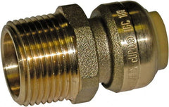 SharkBite - Brass & Chrome Pipe Fittings Type: Reducing Coupling Fitting Size: 1/2 x 3/4 - Exact Tooling
