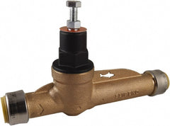 SharkBite - 3/4" Pipe, Push Fit End Connection, Bronze Body Pressure Regulating Valve - EPDM Seal, 200 psi Inlet Pressure, 10 to 70 psi Working Pressure - Exact Tooling