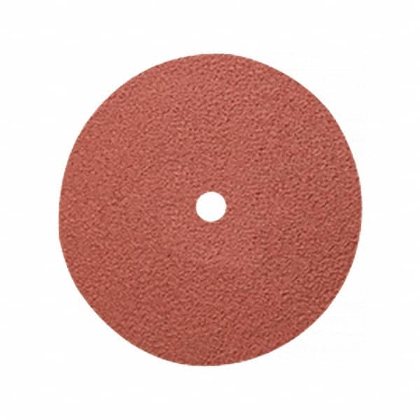 3M - 5" Diam 7/8" Hole 36 Grit Fiber Disc - Very Coarse Grade, Ceramic, 12,000 Max RPM, Series 983C - Exact Tooling