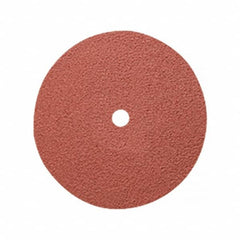 3M - 5" Diam 7/8" Hole 36 Grit Fiber Disc - Very Coarse Grade, Ceramic, 12,000 Max RPM, Series 983C - Exact Tooling