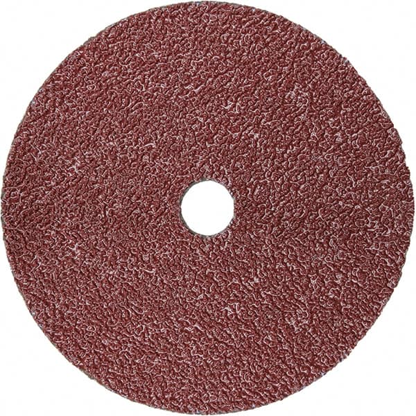 3M - 5" Diam 7/8" Hole 50 Grit Fiber Disc - Coarse Grade, Ceramic, 12,000 Max RPM, Series 988C - Exact Tooling
