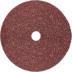 3M - 5" Diam 7/8" Hole 36 Grit Fiber Disc - Very Coarse Grade, Ceramic, 12,000 Max RPM, Series 988C - Exact Tooling