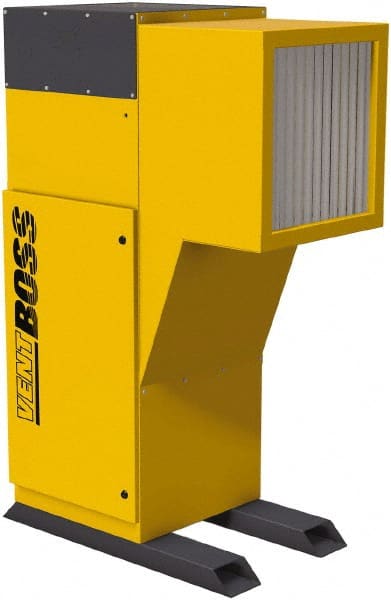 RoboVent - 1,500 CFM, 2 HP, 480 Input Voltage, Three Phase Fume Exhauster - Includes Spark Arrestance Intake, 24 Inch x 24 Inch - Exact Tooling