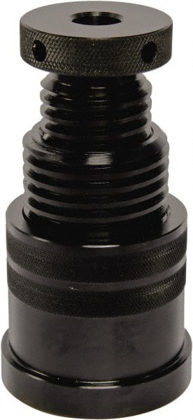 Gibraltar - 2-3/4" Base Diam, 3 to 6-1/2" Height Range, Support Screw Jack - 40,000 Lb Min Capacity - Exact Tooling