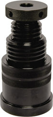 Gibraltar - 2-3/4" Base Diam, 3 to 6-1/2" Height Range, Support Screw Jack - 40,000 Lb Min Capacity - Exact Tooling