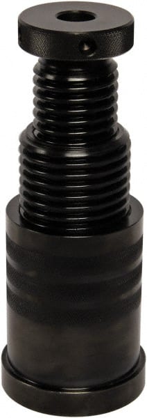 Gibraltar - 2-3/4" Base Diam, 4 to 9-1/2" Height Range, Support Screw Jack - 40,000 Lb Min Capacity - Exact Tooling